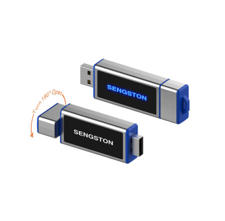 illuminate rotate usb drive